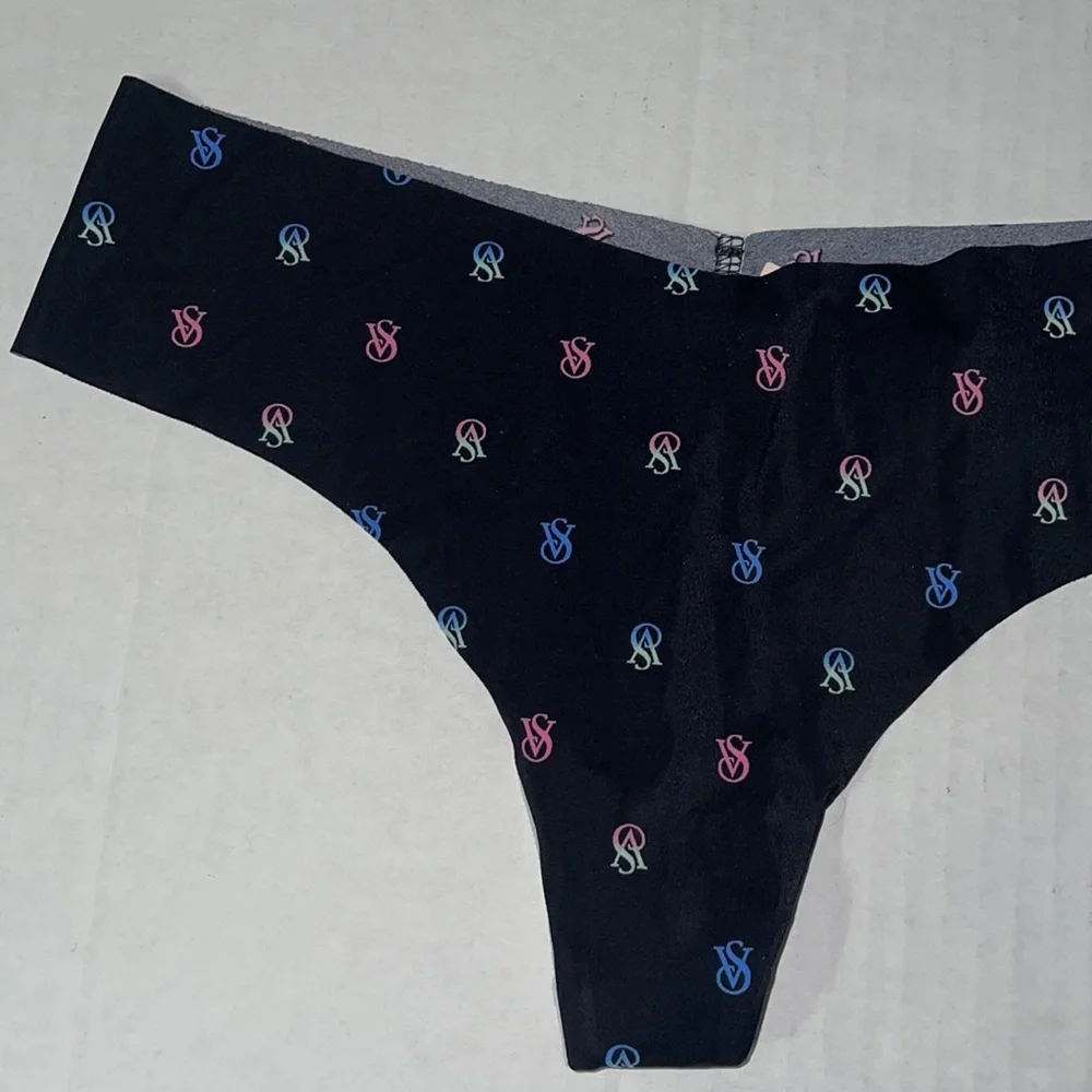NWT Victoria Secret Panty - Black - Size L